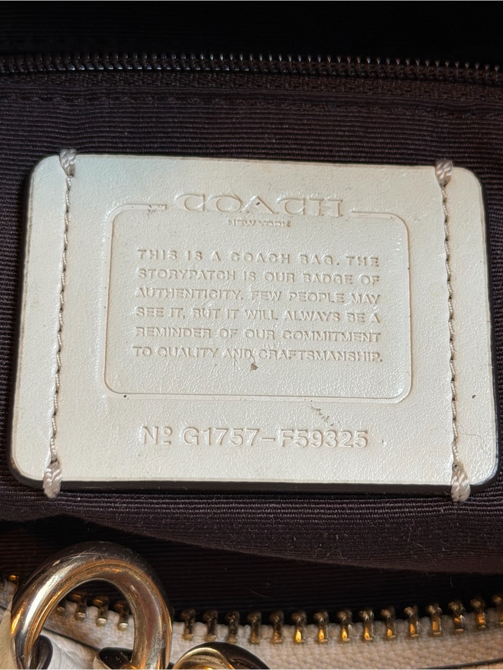 Authentic Coach Hand Bag - Picture 5 of 7